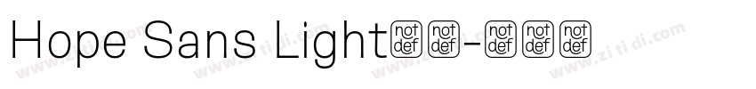 Hope Sans Light字体字体转换 Hope Sans Light字体字体转换